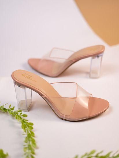 Women's Transparent Block Heels Stylish Sandal - Premium  from Roposo Clout - Just $1044! Shop now at Mystical9