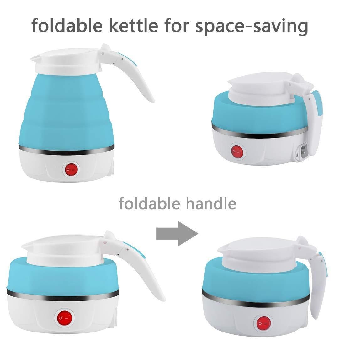 Electric Kettle - Silicone Foldable Electric Water Kettle ( 600 ml ) - Premium  from Roposo Clout - Just $980! Shop now at Mystical9