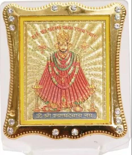 Khatu Shyam ji Gold Plated Idol/Murti For Showpiece Gift Item for Car Dashboard - Premium  from Roposo Clout - Just $700! Shop now at Mystical9