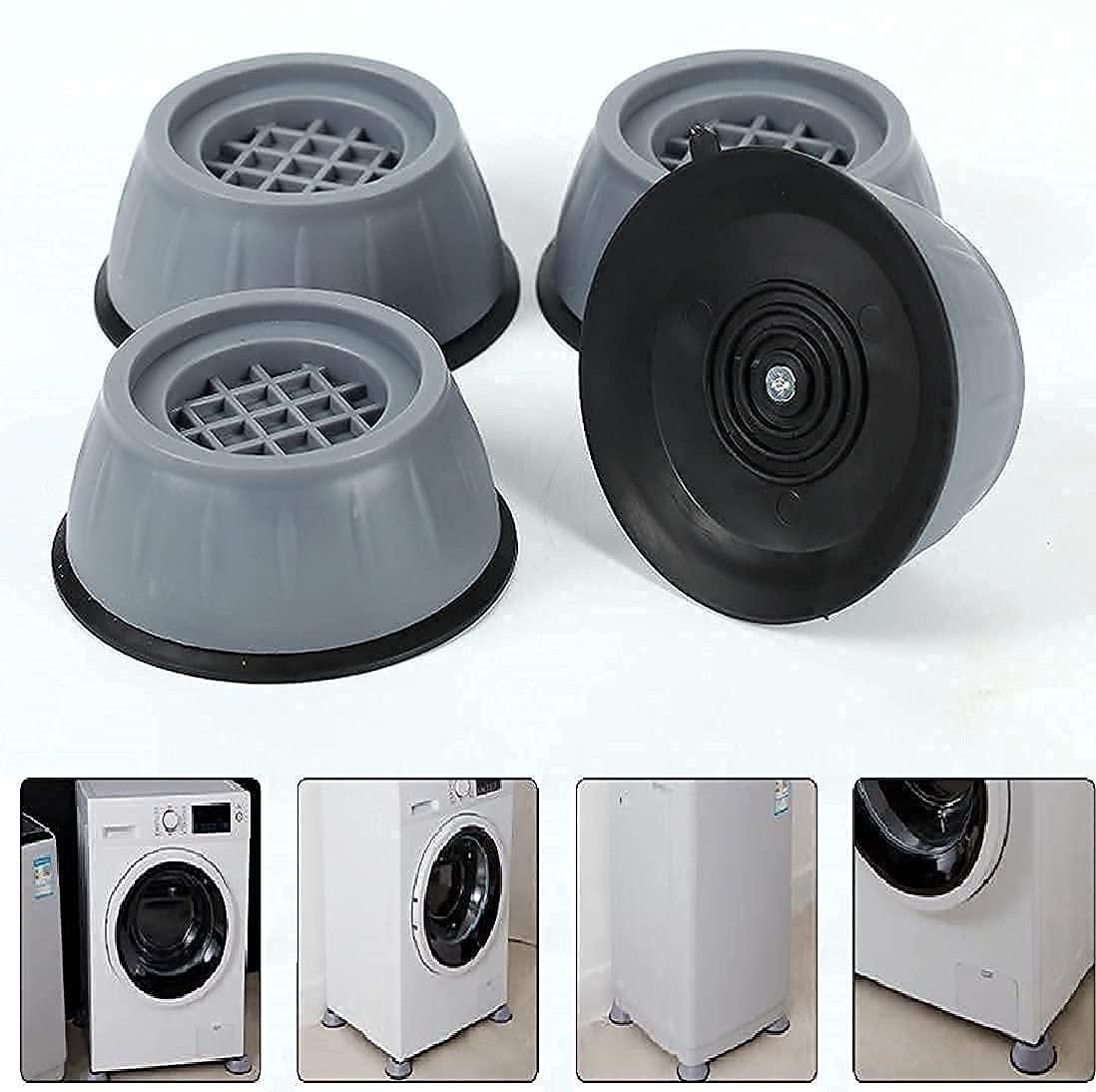 Anti Vibration Pad-Anti-vibration Pads For Washing Machine - 4 Pcs Shock Proof Feet For Washer ? Dryer, Great For Home, Laundry Room, Kitchen, Washer, Dryer, Table, Chair, Sofa, Bed (4 Units) - Premium  from Roposo Clout - Just $500! Shop now at Mystical9