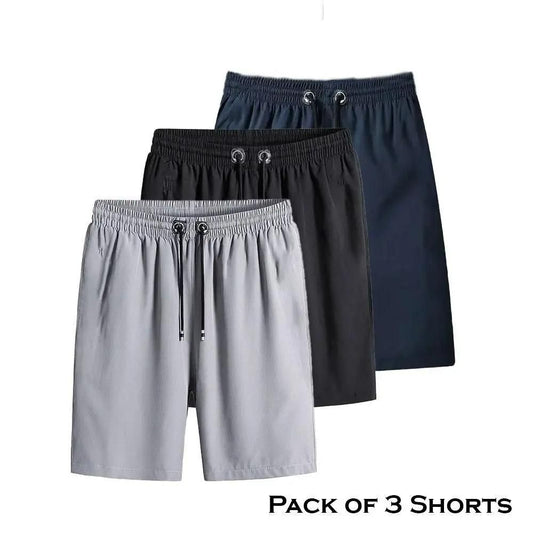 Combo of 3 Men's Stretchable Cotton Shorts - Premium  from Roposo Clout - Just $850! Shop now at Mystical9
