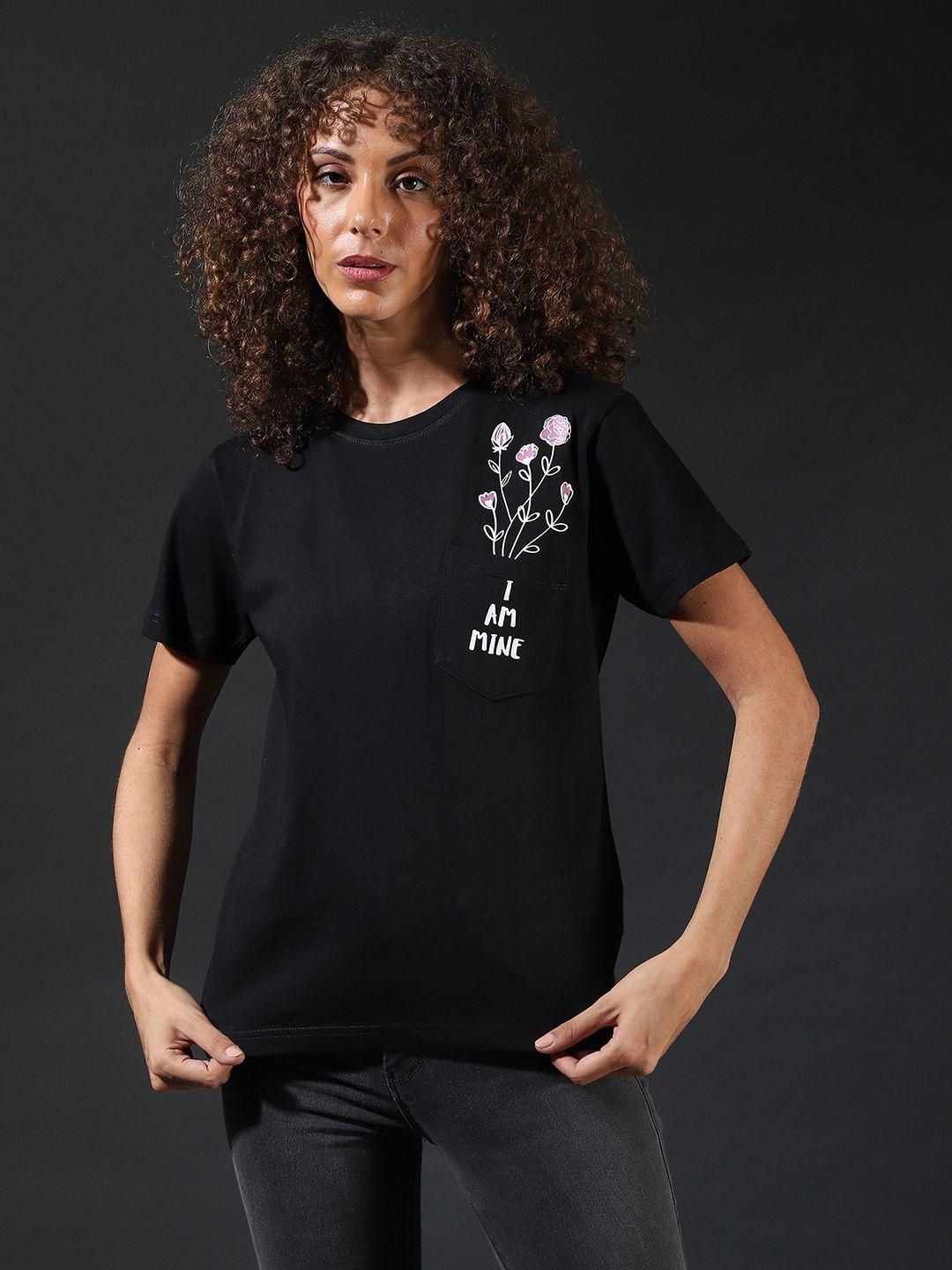 Campus Sutra Women's Cotton Printed T-Shirts - Premium  from Roposo Clout - Just $831! Shop now at Mystical9