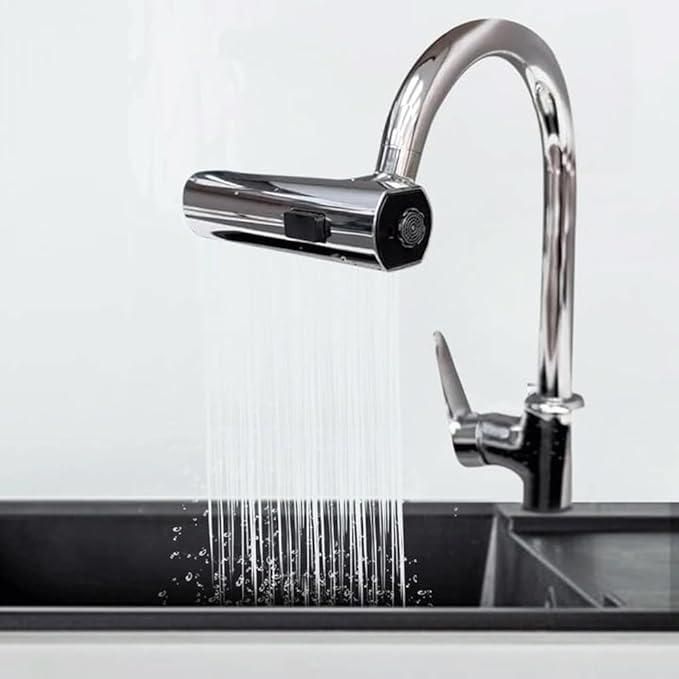 3 in 1 360� Waterfall Kitchen Faucet, Touch Faucet, Extender for Kitchen Sink - Premium  from Roposo Clout - Just $1100! Shop now at Mystical9