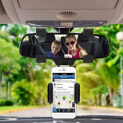 Multifunctional Rearview Mirror Phone Holder - Premium  from Roposo Clout - Just $550! Shop now at Mystical9