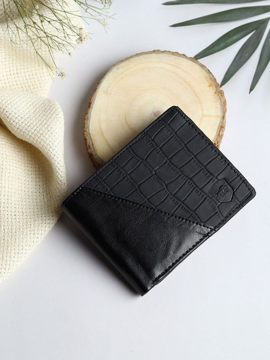 SAMTROH Men Casual, Ethnic, Evening/Party, Formal, Travel, Trendy Black Artificial Leather Wallet (4 Card Slots) - Premium  from Roposo Clout - Just $550! Shop now at Mystical9