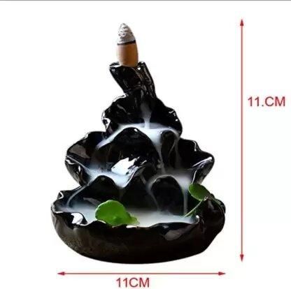 Smoke Mountain Backflow incense burner with 10 Smoke Backflow Incense Cone - 12 cm - Premium  from Roposo Clout - Just $600! Shop now at Mystical9