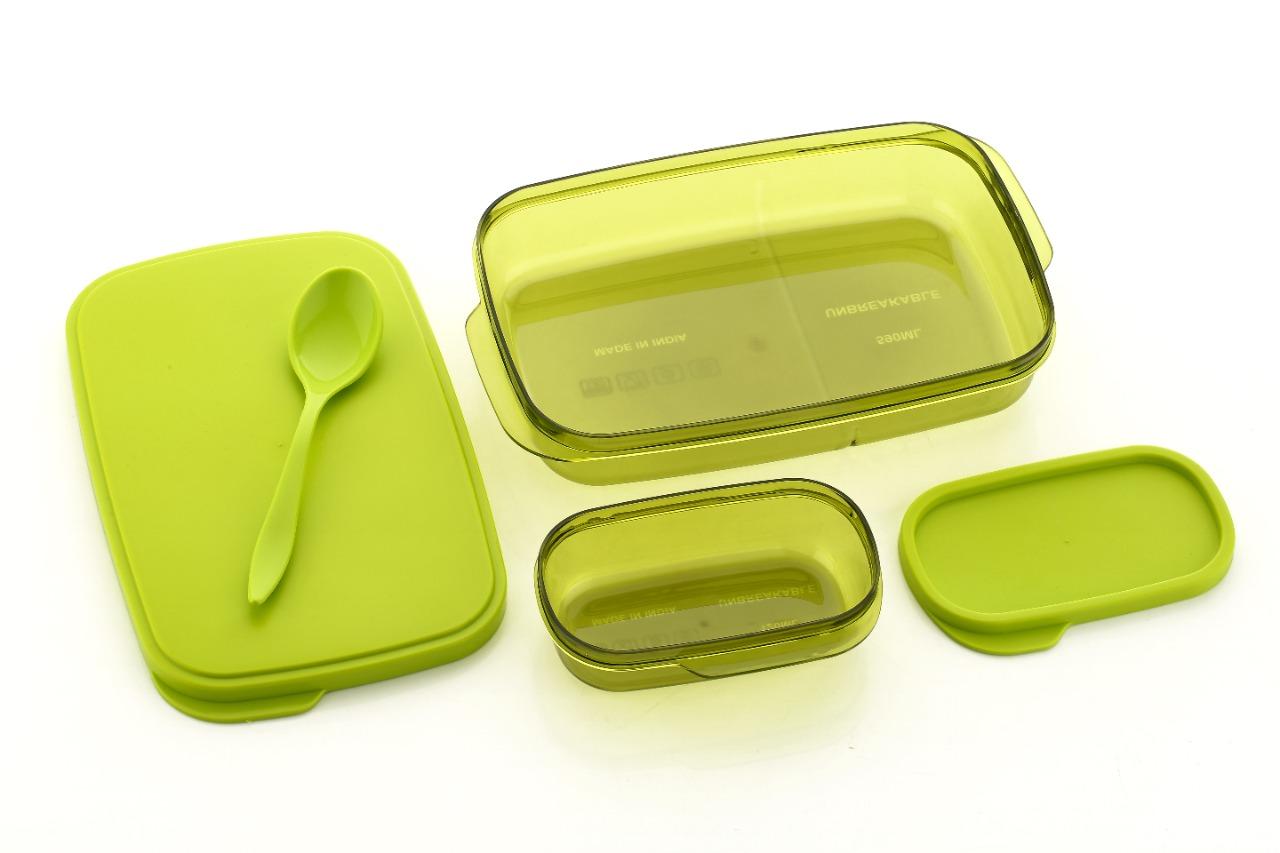 Unbreakable Divine Plastic BPA-Free Storage Lunch Box Set - Premium  from Roposo Clout - Just $550! Shop now at Mystical9