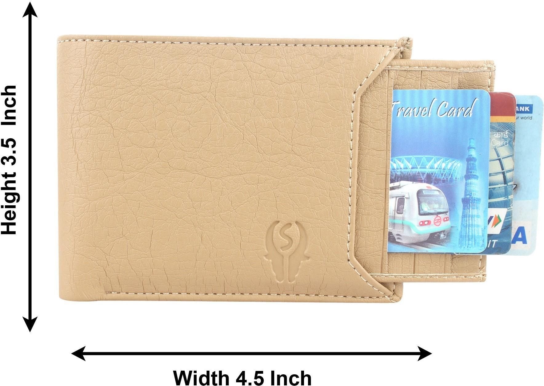 SAMTROH Men Casual Beige Artificial Leather Wallet (8 Card Slots) - Premium  from Roposo Clout - Just $550! Shop now at Mystical9