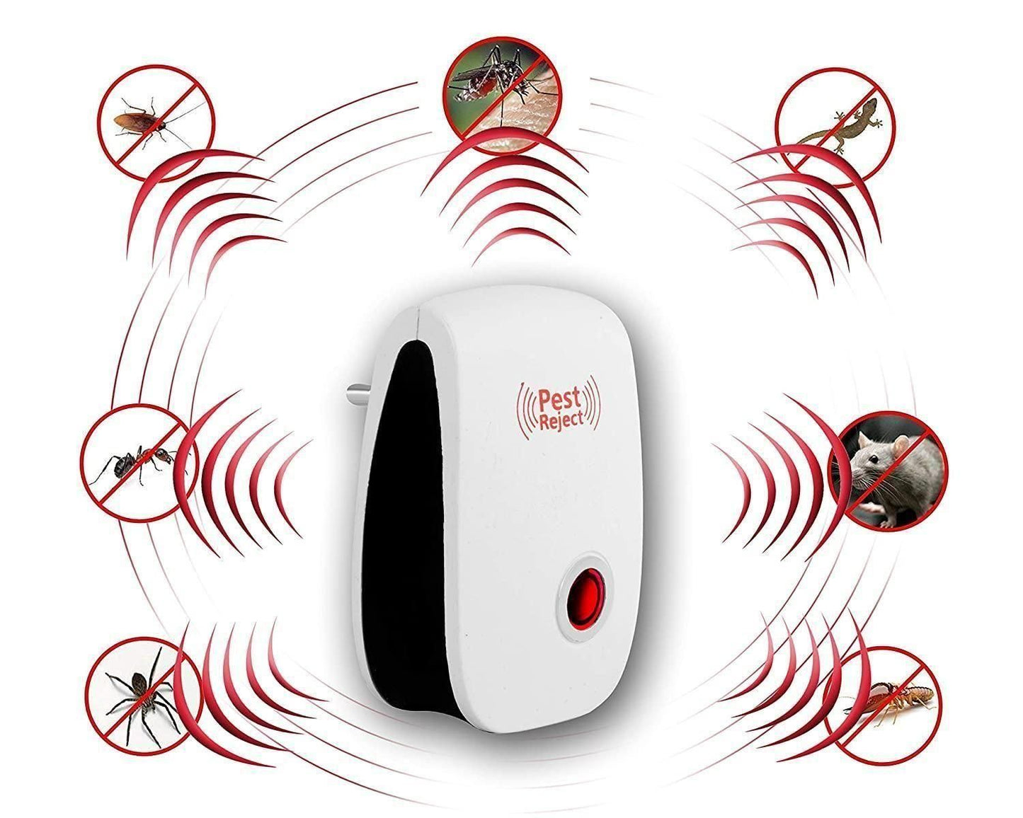 Ultrasonic Pest Repeller for Mosquito, Cockroaches, etc (Pack of 2) - Premium  from Roposo Clout - Just $550! Shop now at Mystical9