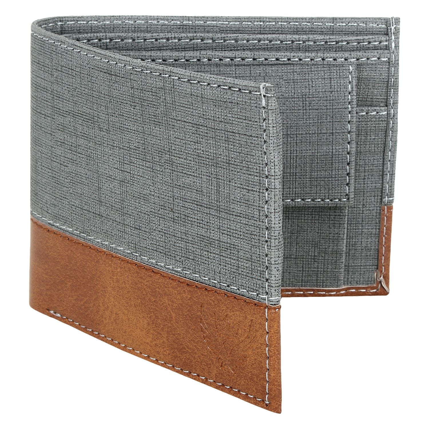 Lorenz Casual Bi-Fold Wallet for Men (Gray,Tan) - Premium  from Roposo Clout - Just $650! Shop now at Mystical9