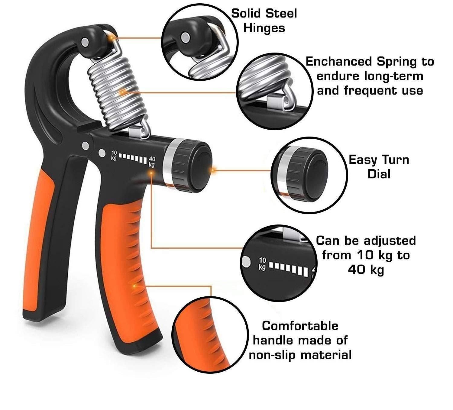 Adjustable Hand Grip Strengthener - Premium  from Roposo Clout - Just $600! Shop now at Mystical9