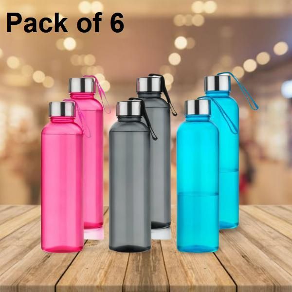 Bottles-Excellent Water Bottle For Office Use, Kitchen Use, Plastic Water Bottle for Fridge 1000 ml Bottle (Pack of 6) - Premium  from Roposo Clout - Just $700! Shop now at Mystical9