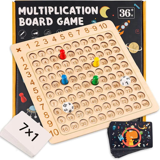 Wooden Multiplication Board Game - Premium  from Roposo Clout - Just $849! Shop now at Mystical9
