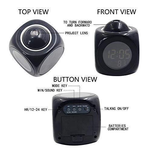Digital LCD Talking Alarm Clock with Projector Time Display - Premium  from Roposo Clout - Just $780! Shop now at Mystical9