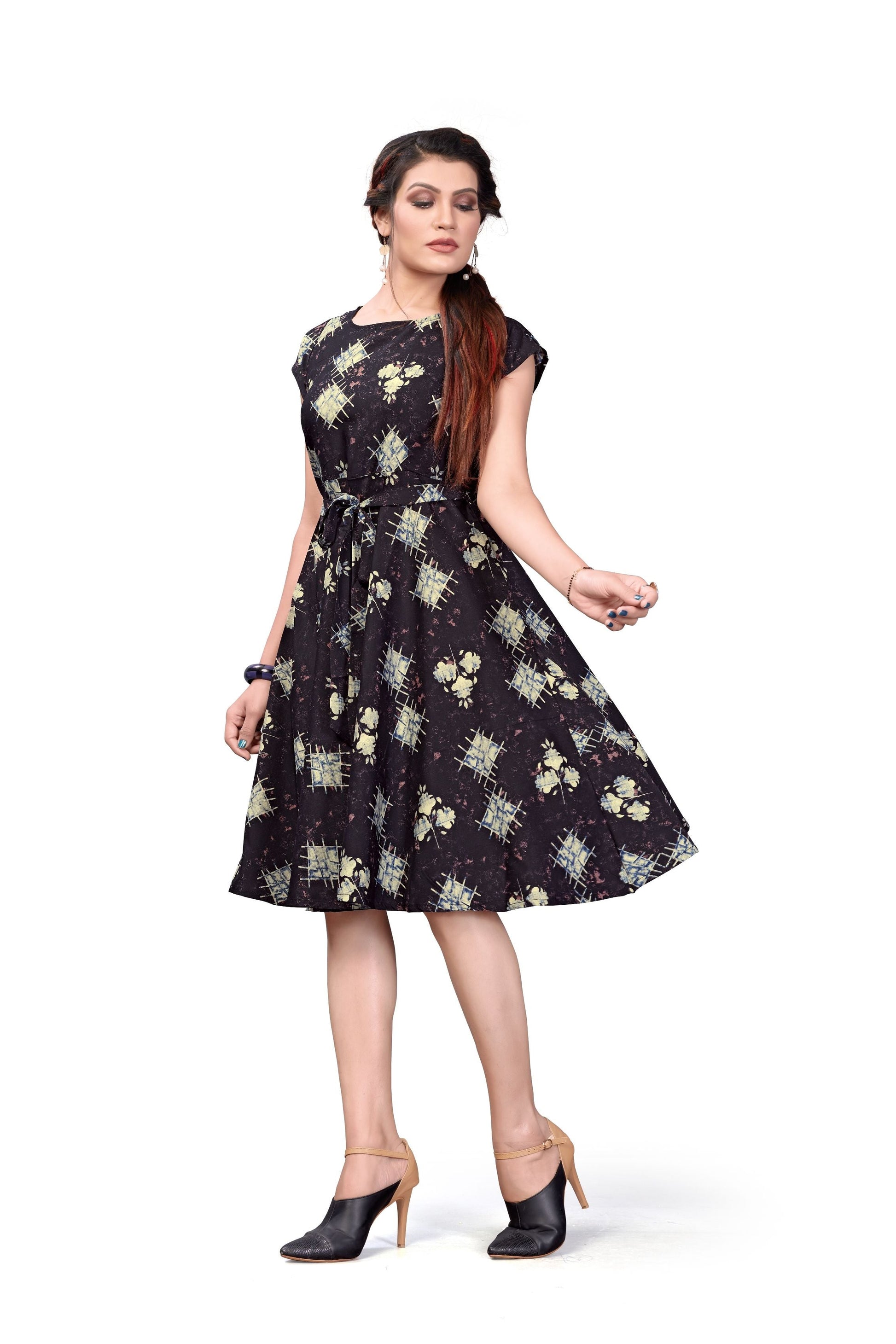 Luxurious Printed American Crepe Kurti - Premium  from Roposo Clout - Just $599! Shop now at Mystical9