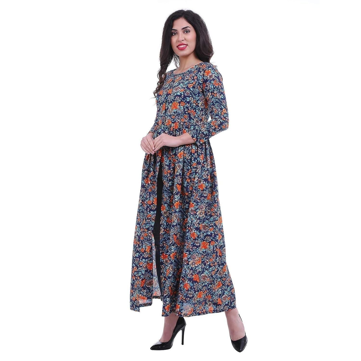 Beautiful Printed Crepe Casual Kurtis - Premium  from Roposo Clout - Just $735! Shop now at Mystical9