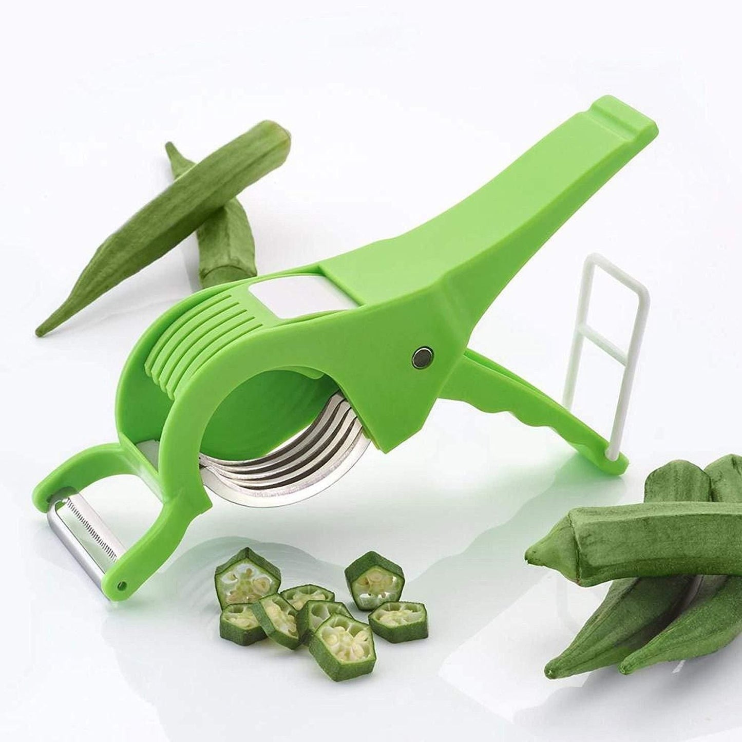 Plastic 2 in 1 Vegetable & Fruit Multi Cutter - Premium  from Roposo Clout - Just $478! Shop now at Mystical9