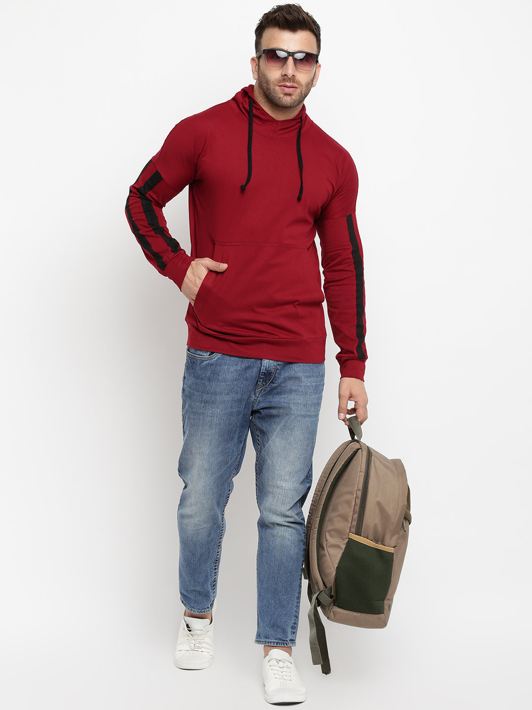 Mens Stylish Cotton Full Sleeves Hoodies - Premium  from Roposo Clout - Just $900! Shop now at Mystical9