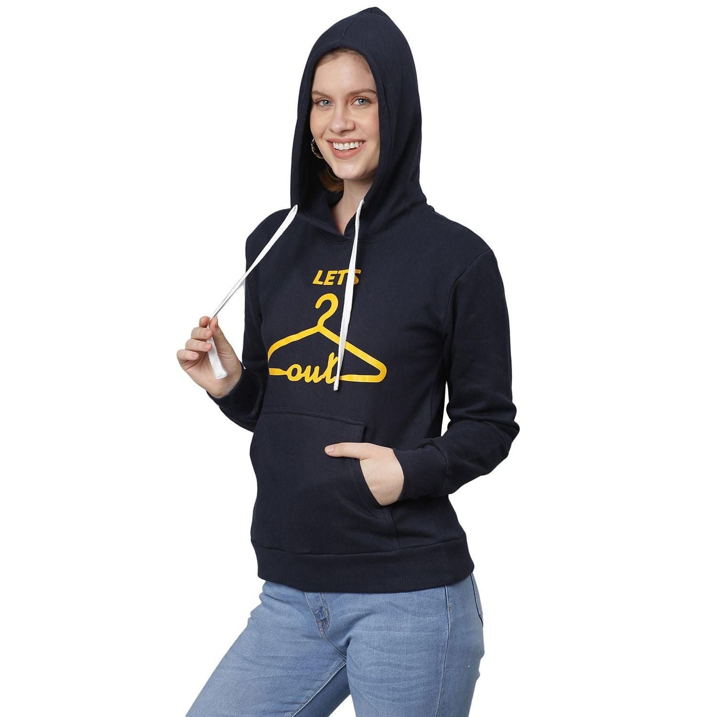 Campus Sutra Women Printed Stylish Casual Hooded Sweatshirts - Premium  from Roposo Clout - Just $1250! Shop now at Mystical9