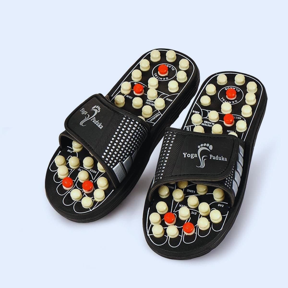 Acupressure and Magnetic Therapy Paduka Slippers for Full Body Blood Circulation Yoga Paduka Acupressure Foot Relaxer For Men and Women - Premium  from Roposo Clout - Just $650! Shop now at Mystical9