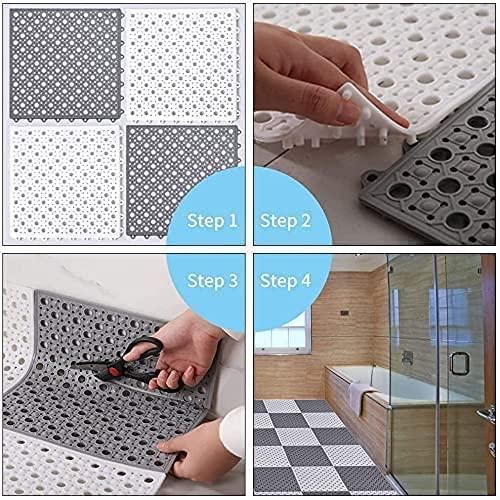Plastic Bath Mat with Drain Holes and Drainage Pack of 6 - Premium  from Roposo Clout - Just $900! Shop now at Mystical9