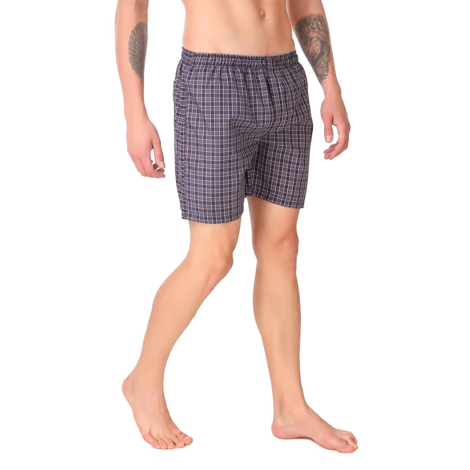 Fidato Men's Checkered Boxer Pack Of 2 - Premium  from Roposo Clout - Just $620! Shop now at Mystical9