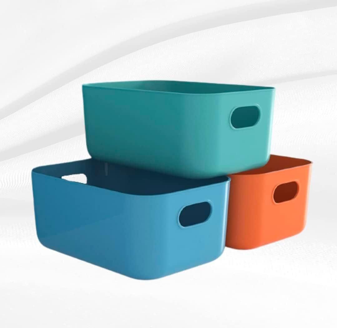 3 Pieces Multipurpose Plastic Storage Basket - Premium  from Roposo Clout - Just $760! Shop now at Mystical9