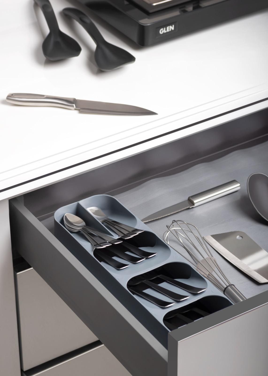 Junk Drawer Organizer Tray for Cutlery Silverware Original Knife and Fork Storage (Pack of2) - Premium  from Roposo Clout - Just $680! Shop now at Mystical9