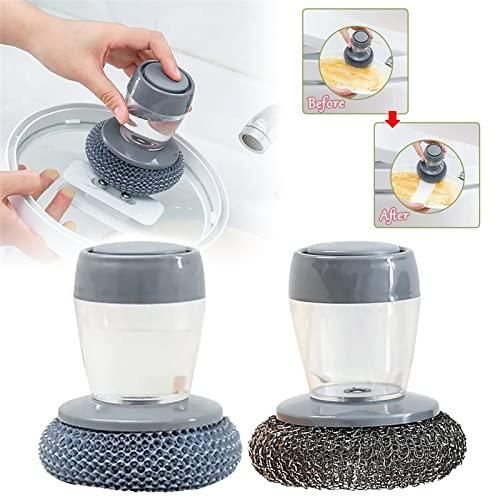 Kitchen Soap Dispensing Palm Brush Washing - Premium  from Roposo Clout - Just $500! Shop now at Mystical9