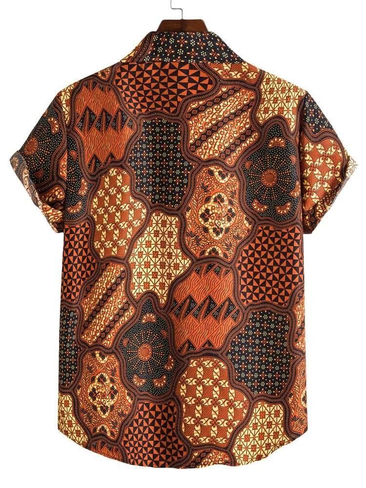 Men's Causal Printed Lycra Blend Shirts - Premium  from Roposo Clout - Just $660! Shop now at Mystical9