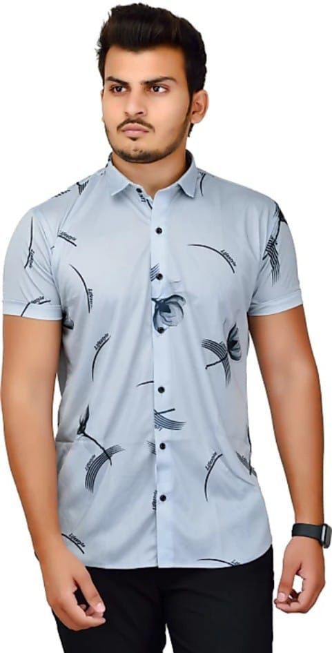 Lycra Printed Men's Shirt - Premium  from Roposo Clout - Just $725! Shop now at Mystical9