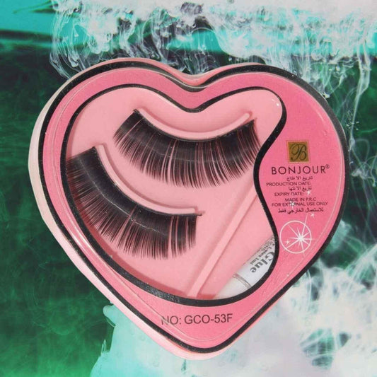 Bonjour 3d Eyelashes With Glue - Premium  from Roposo Clout - Just $500! Shop now at Mystical9