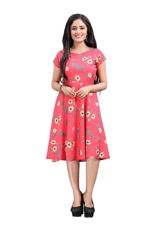 Attractive Printed American Crepe Kurti - Premium  from Roposo Clout - Just $599! Shop now at Mystical9