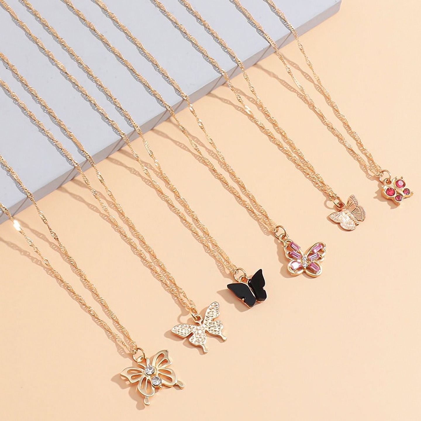 Combo Pack Of Necklace with Pendant(Pack Of 6) - Premium  from Roposo Clout - Just $685! Shop now at Mystical9