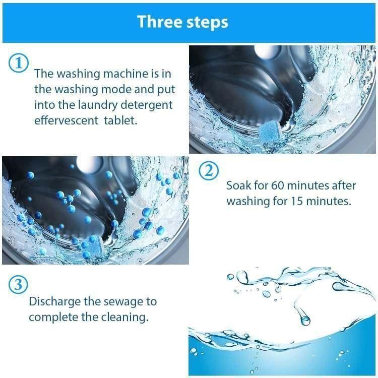 Washing Machine Cleaner-Washing Machine Cleaner Effervescent Tablet Washer Cleaners(Pack of 5) - Premium  from Roposo Clout - Just $500! Shop now at Mystical9