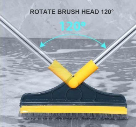 Floor Brush- 2 In 1 Long Handle Wiper Stiff Bristle Floor Brush - Premium  from Roposo Clout - Just $570! Shop now at Mystical9