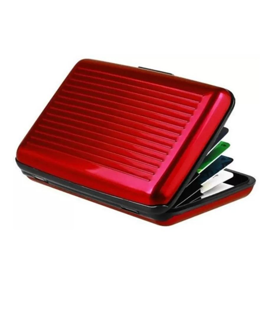 MAESTRA Aluminium Card Wallet 6 Card Holder (Set of 1, Maroon, Multicolor) - Premium  from Roposo Clout - Just $550! Shop now at Mystical9