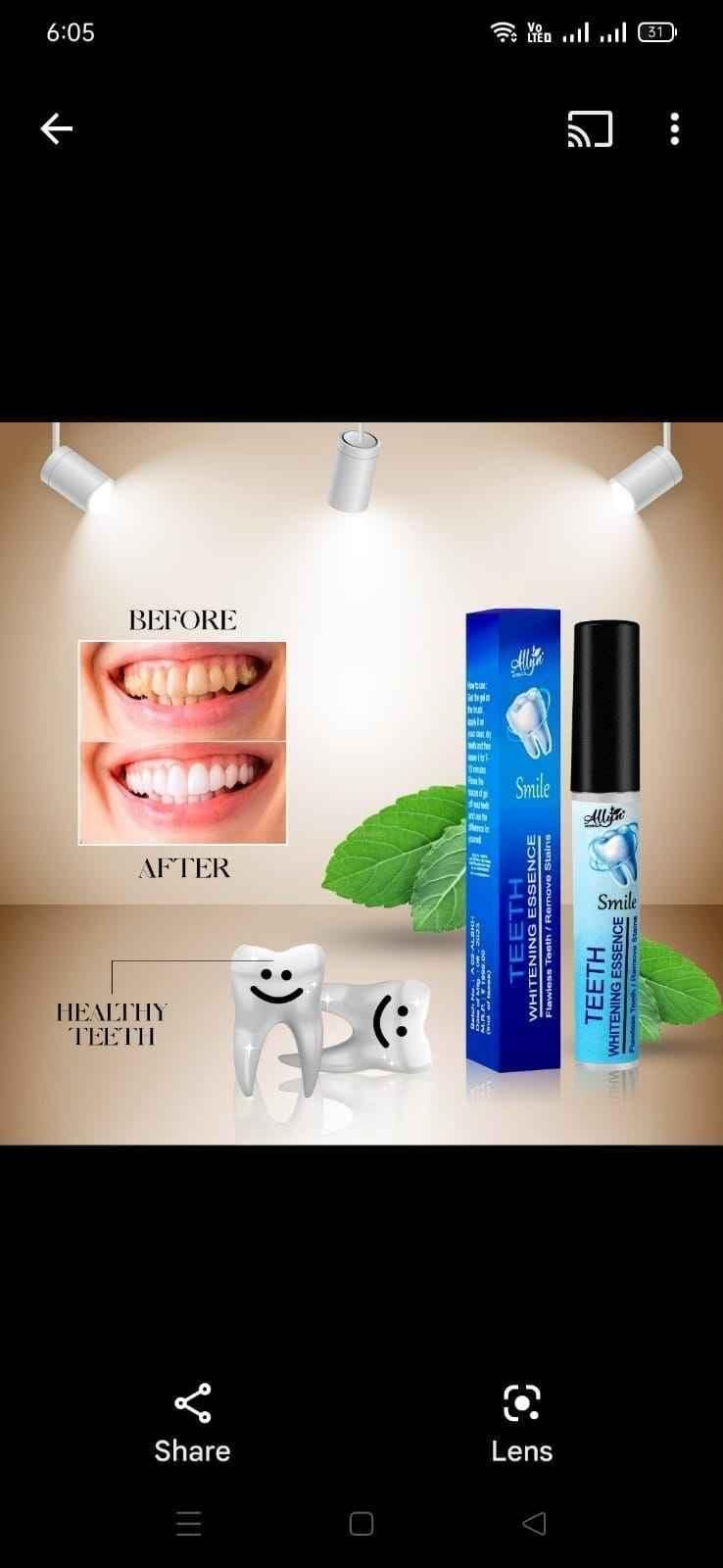 Teeth Whitening Gel Pen - Premium  from Roposo Clout - Just $550! Shop now at Mystical9