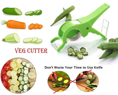 Plastic 2 in 1 Vegetable & Fruit Multi Cutter - Premium  from Roposo Clout - Just $478! Shop now at Mystical9