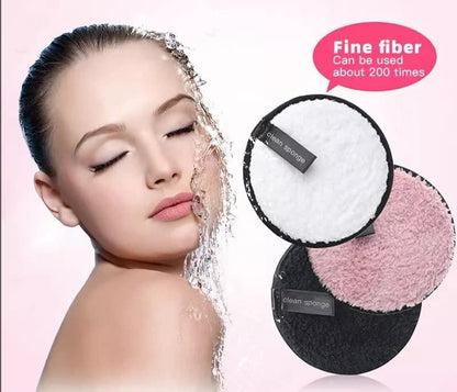 Microfiber Reusable Makeup Removal Sponge Pads For Deep Cleansing (Pack of 3) - Premium  from Roposo Clout - Just $595! Shop now at Mystical9