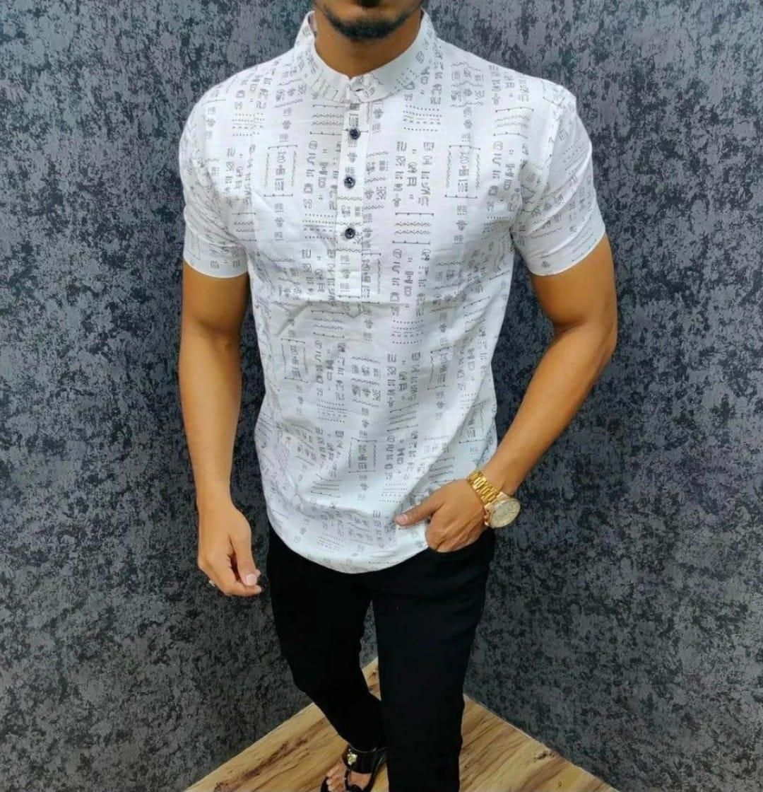 Latest Men's Cotton Printed Shirt - Premium  from Roposo Clout - Just $700! Shop now at Mystical9