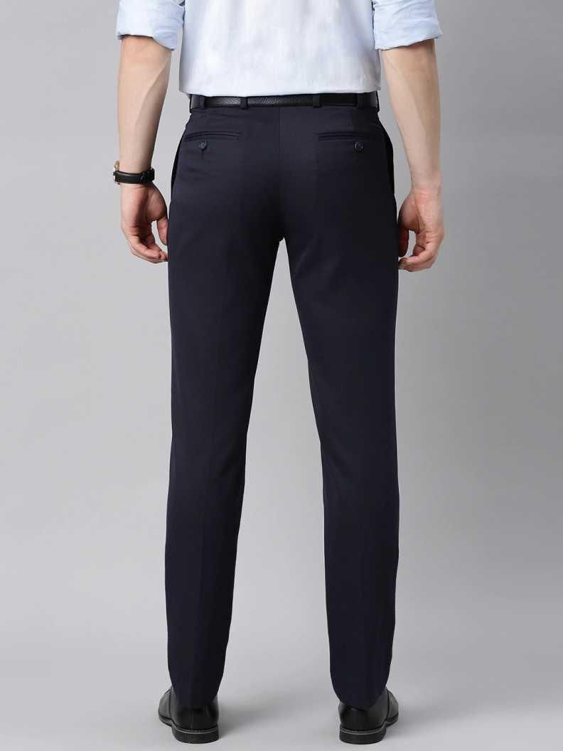 Lycra Blend Solid Regular Fit Mens Formal Trousers - Premium  from Roposo Clout - Just $769! Shop now at Mystical9