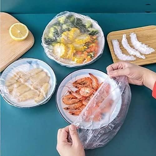 Plastic Bags - Reusable Elastic Food Storage Plastic Covers (Pack of 100) - Premium  from Roposo Clout - Just $550! Shop now at Mystical9