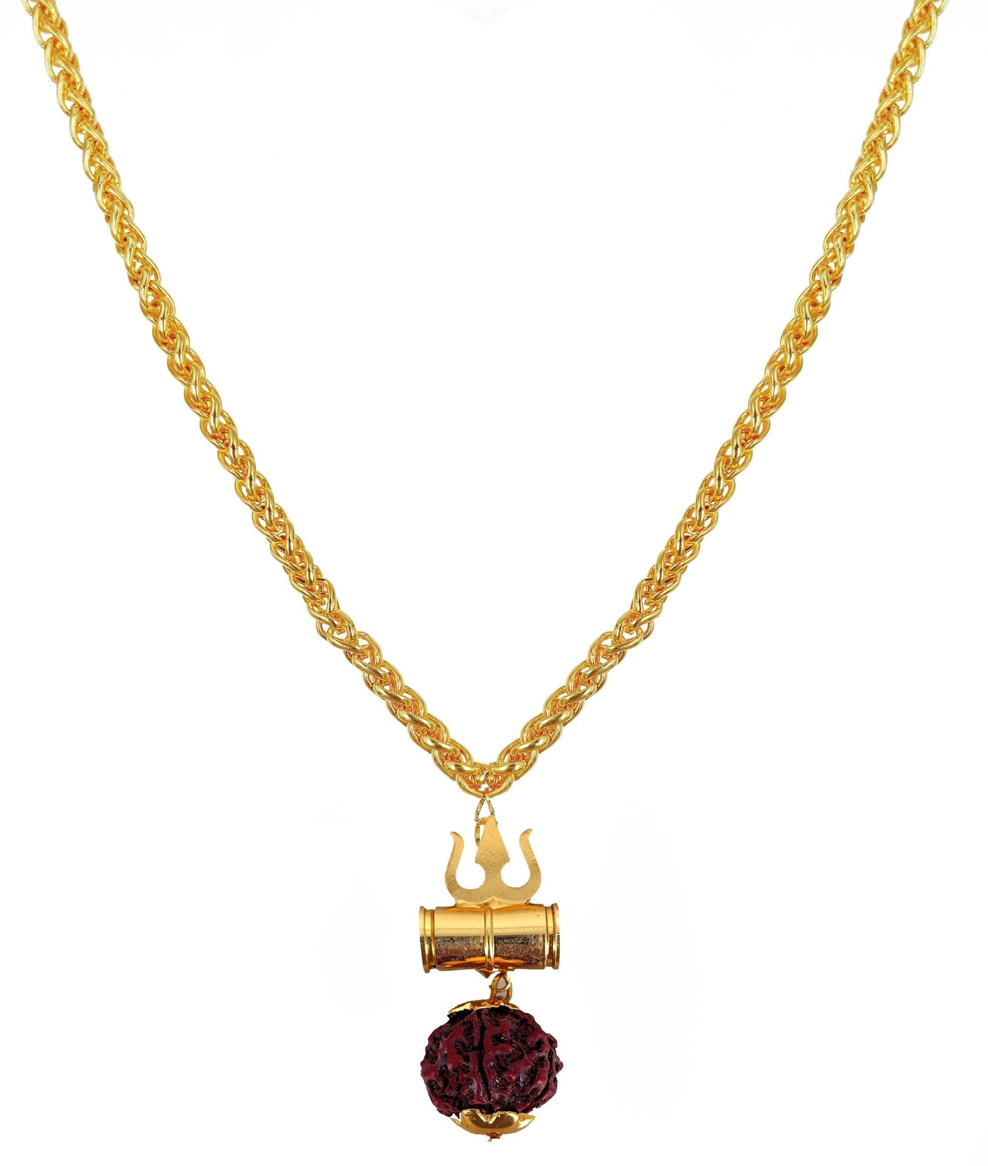 Luxurious Men's Gold Plated Pendant With Chain Vol 2 - Premium  from Roposo Clout - Just $600! Shop now at Mystical9